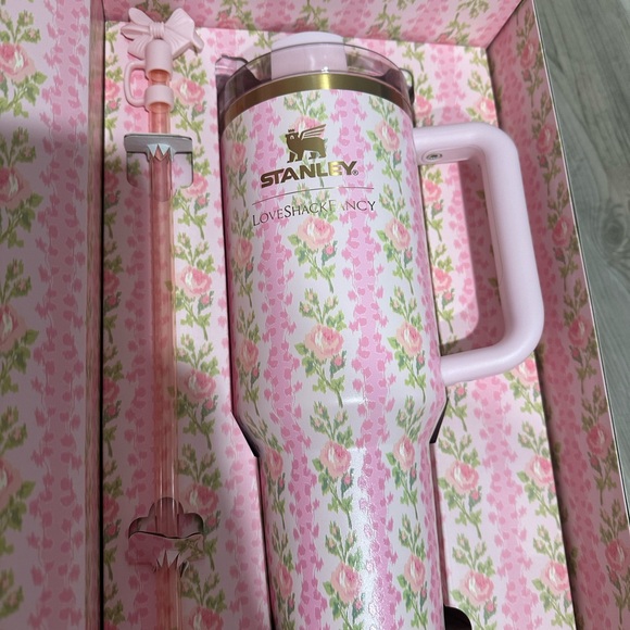 Stanley Love Shack Fancy 20 oz AND 40oz Blooming Heirloom Set of 2 MOM + ME - Picture 8 of 9